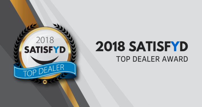 SATISFYD Announces Its List of 55 Top Dealer Award Winners for Highest Customer Satisfaction