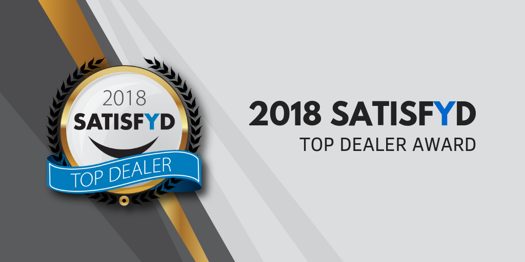 SATISFYD Announces Its List of 55 Top Dealer Award Winners for Highest Customer Satisfaction