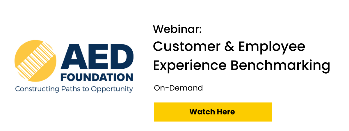 Customer & Employee Experience Benchmarking AED OnDemand Webinar