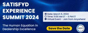 2024 SATISFYD Experience Summit banner website